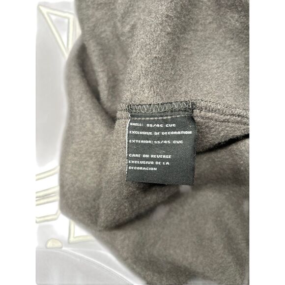 US HONOR US Air Force Full-Zip Hooded Sweatshirt Men's XL Gray Navy - Picture 9 of 13